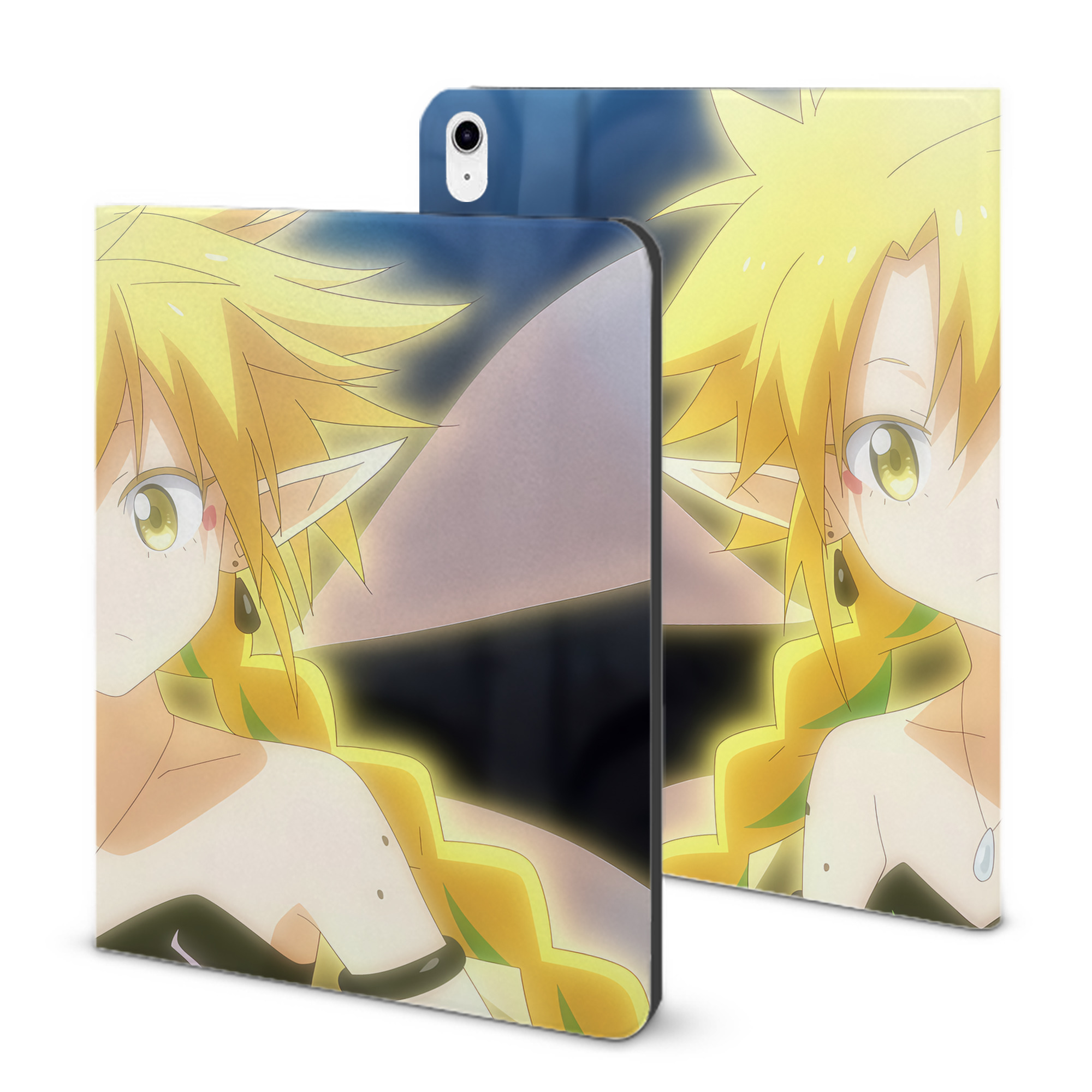 （画像用） 転スラ Regarding Reincarnated to Slime IPad ケース ブック型 PUレザー TPU 耐衝撃 軽量 薄型 ペン収納なし 全面保護 IPad 各モデル対応